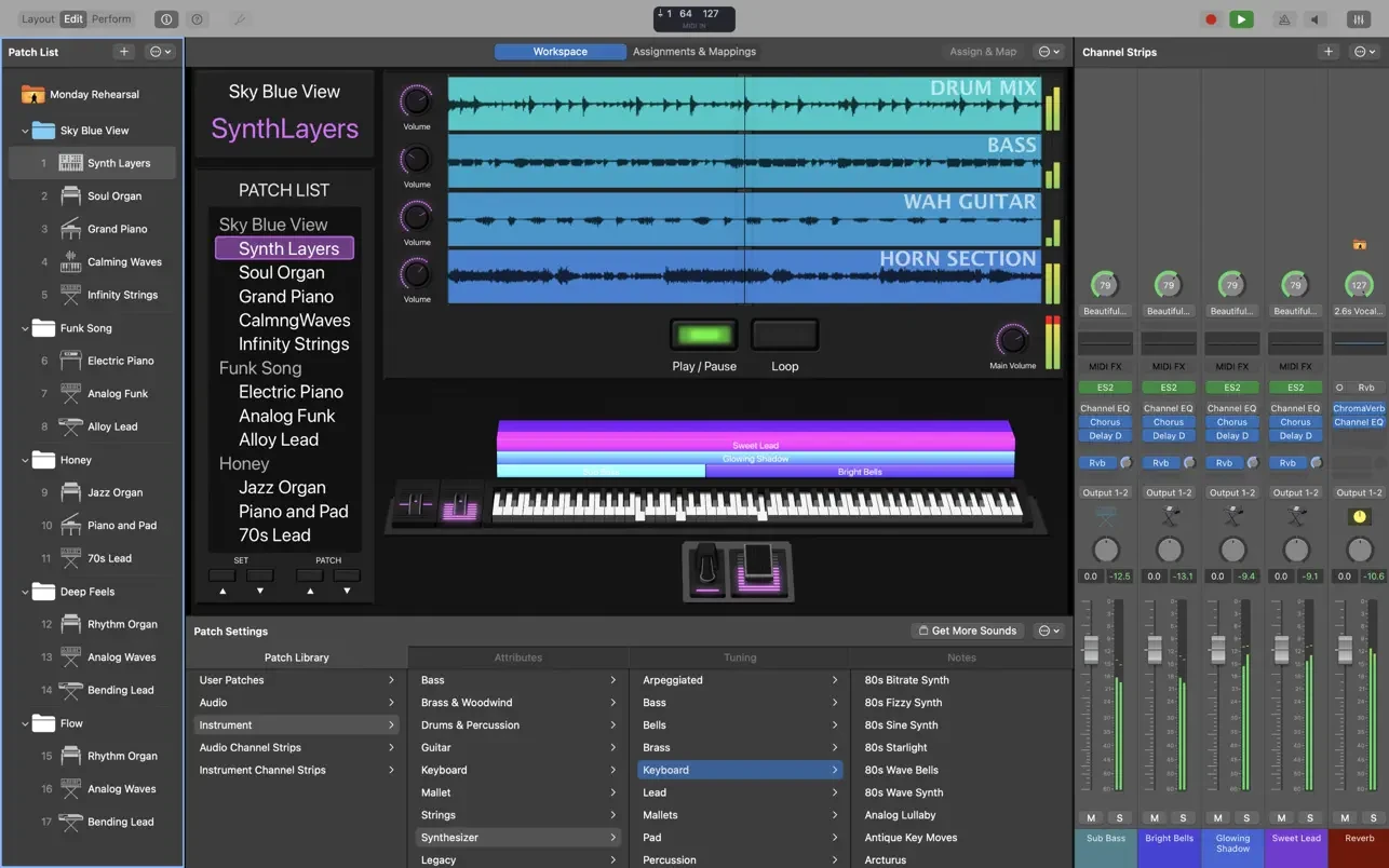 MainStage 3 screenshot 1